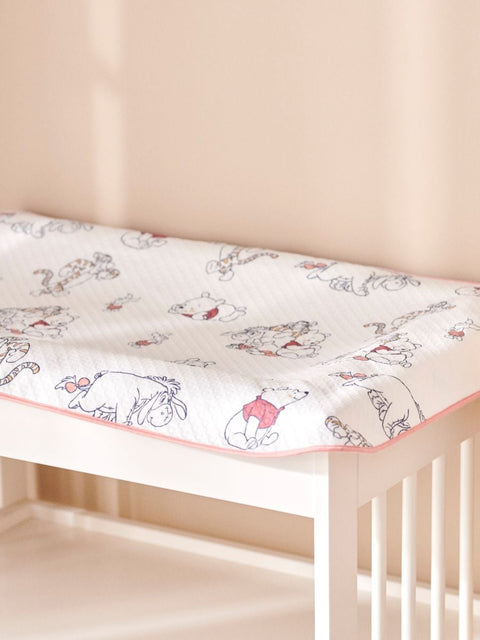 Sinsay White Winnie The Pooh Printed Baby Waterproof Portable Changing Mat | Sinsay In Lebanon