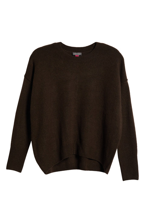 Brown sweater on a white background