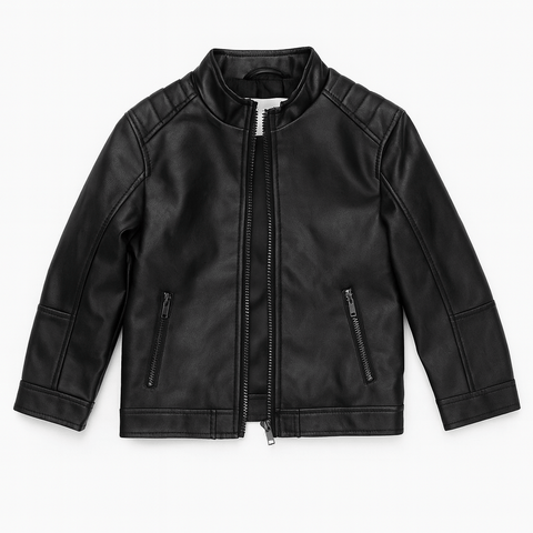 Sinsay Boy's Black Eco Leather Jacket | Sinsay In Lebanon
