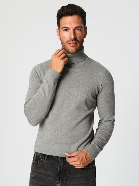 Sinsay Men's Dark Grey Turtleneck Sweater| Sinsay in Lebanon