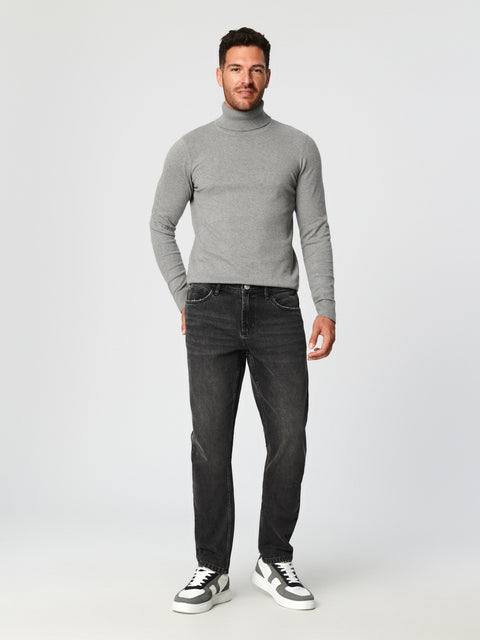 Sinsay Men's Dark Grey Turtleneck Sweater| Sinsay in Lebanon