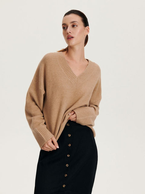 Reserved Women's Black Linen Buttoned Midi Skirt |Reserved In Lebanon