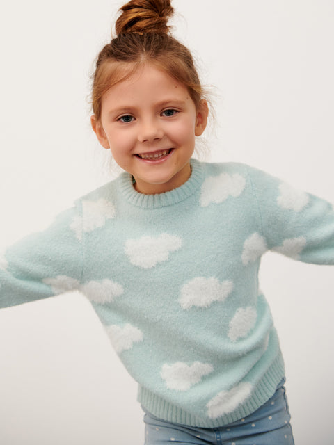 Sinsay Baby Girl's Pale Blue Sweater | Sinsay In Lebanon
