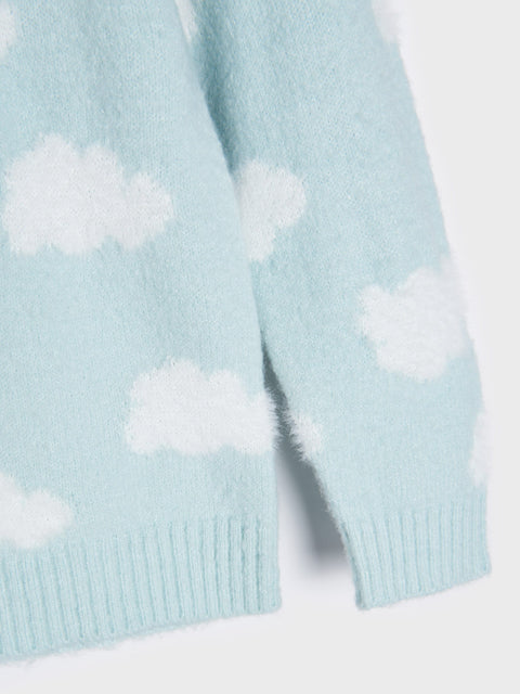 Sinsay Baby Girl's Pale Blue Sweater | Sinsay In Lebanon