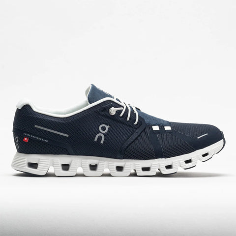 On Cloud Men's Navy Cloud 5 Lifestyle Sneakers |On Cloud In Lebanon
