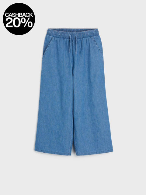 Sinsay Girl's Blue Wide Leg Jeans | Sinsay In Lebanon