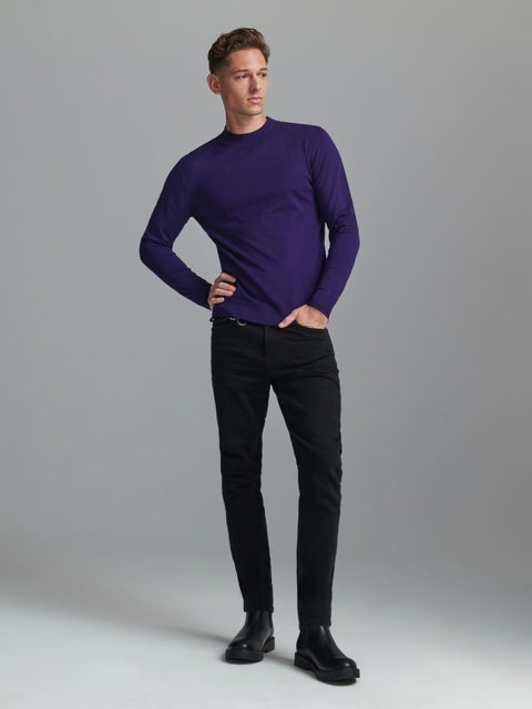 Sinsay Men's Navy Turtle Neck Long Sleeve Sweatshirt |Sinsay In Lebanon