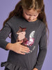 Sinsay GIRLS GREY SEQUIN BLOUSE  AYA