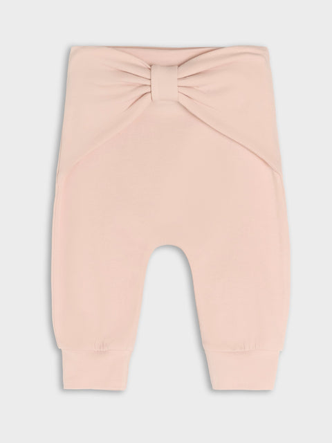 Sinsay Baby Girl's Pink Sweatpants With A Decorative Bow On The Front | Sinsay In Lebanon