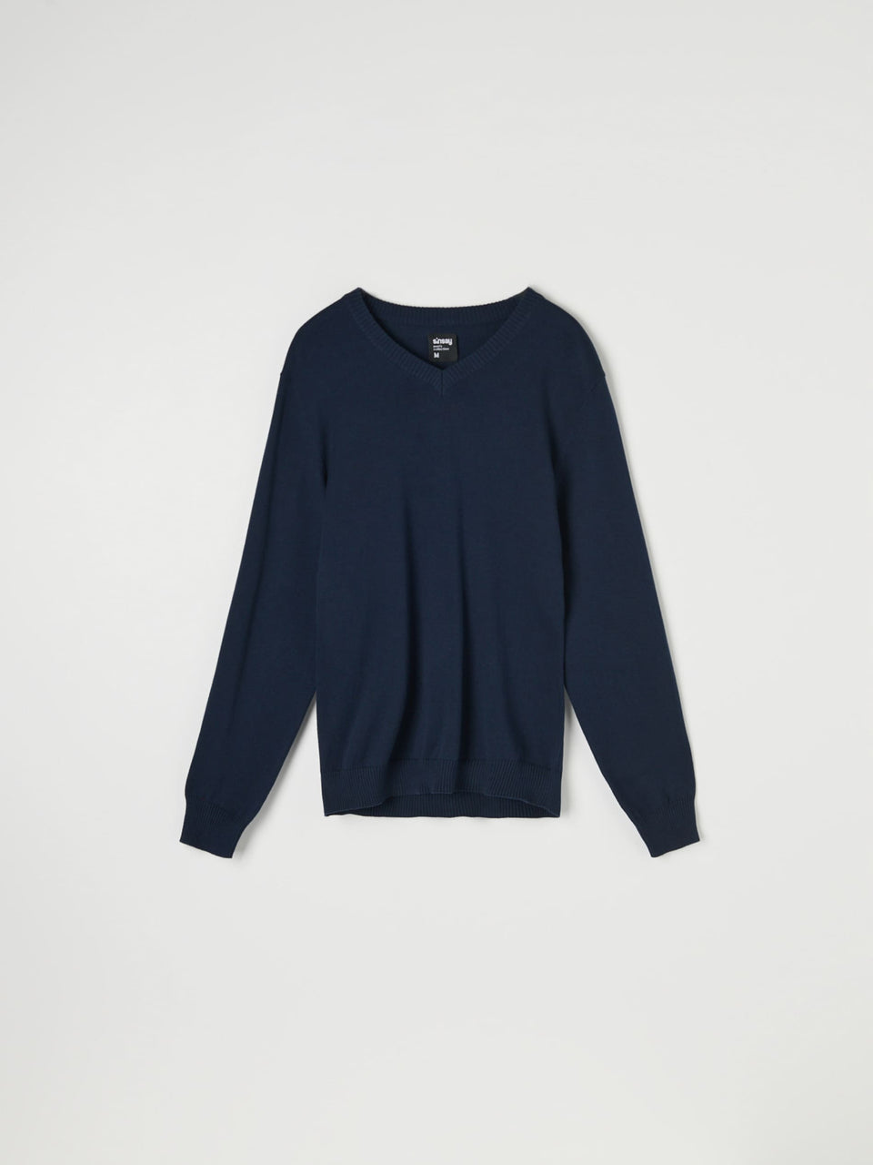 Sinsay Men's Navy V Neck Long Sleeve Sweater|Sinsay In Lebanon