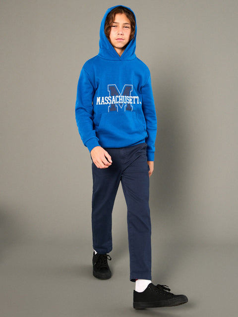 Sinsay Boy's Blue Sports Hoodie With A Print | Sinsay In Lebanon