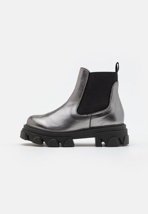 Steve Madden Girl's Gray Metallic Leather Jmixture Boot |Steve Madden In Lebanon
