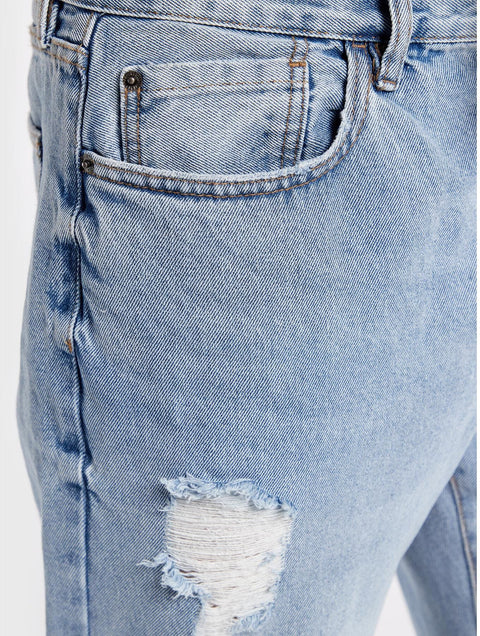 Redefined Rebel Men's Faded Blue Regular Fit Rome Jeans | Redefined Rebel In Lebanon