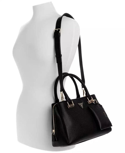 Guess Women's Black Micaela Small Girlfriend Hand Bag | Guess In Lebanon