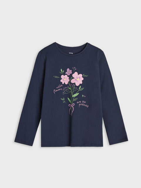 Sinsay Girl's Green/Navy  Long sleeve Pack of 2 Blouse  | Sinsay in Lebanon
