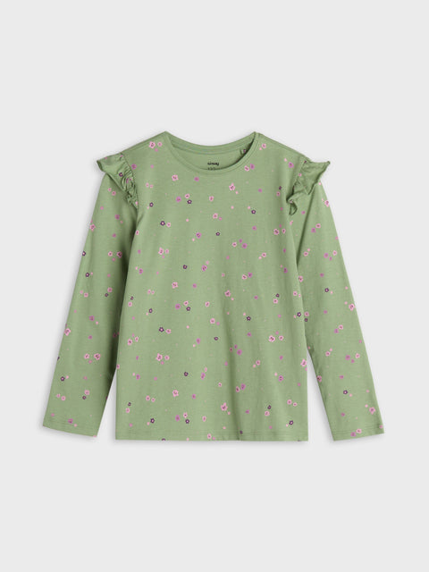 Sinsay Girl's Green/Navy  Long sleeve Pack of 2 Blouse  | Sinsay in Lebanon