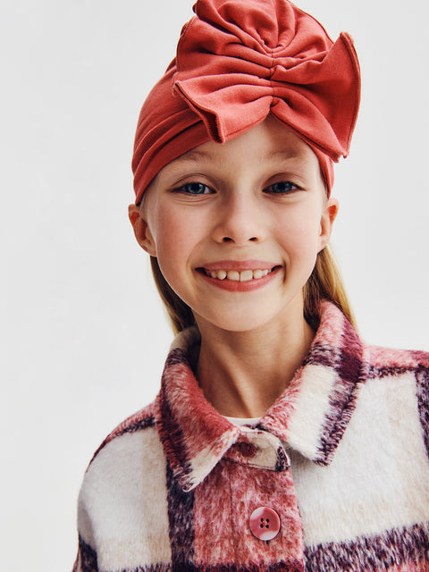 Reserved Girl's Blush Ruffled Cap | Reserved In Lebanon