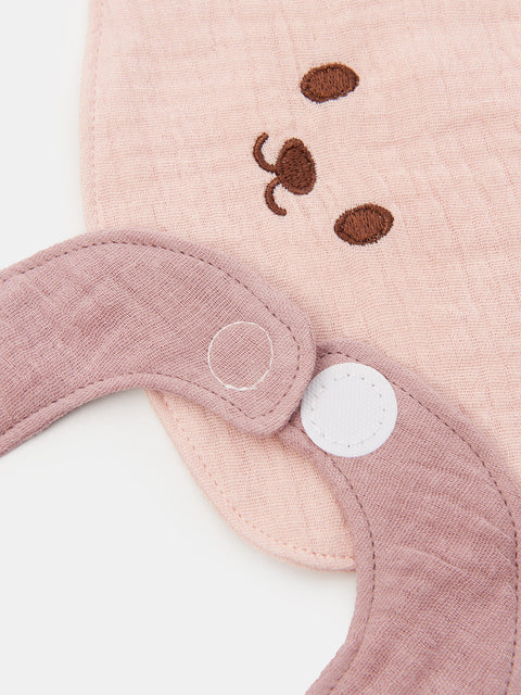 Sinsay Baby Girl's Dusty Rose Bib 2-Pack | Sinsay In Lebanon