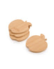 Sinsay Beige Apple Shaped Cup Coasters 4 Pack | Sinsay In Lebanon