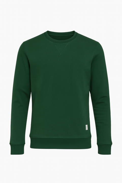 Jack & Jones Men's Forest Green Crew Neck Sweater | Jack & Jones In Lebanon