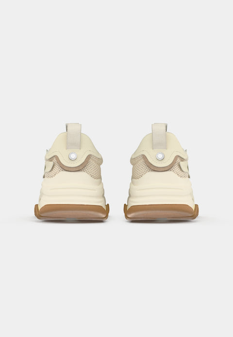 Steve Madden Women's Off White Pitty Leather Sneakers |Steve Madden In Lebanon