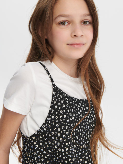 Sinsay Girl's Black Dress And Crop Top Set | Sinsay In Lebanon