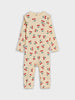 Sinsay Baby Cream Cherry Print Ribbed Romper | Sinsay in Lebanon