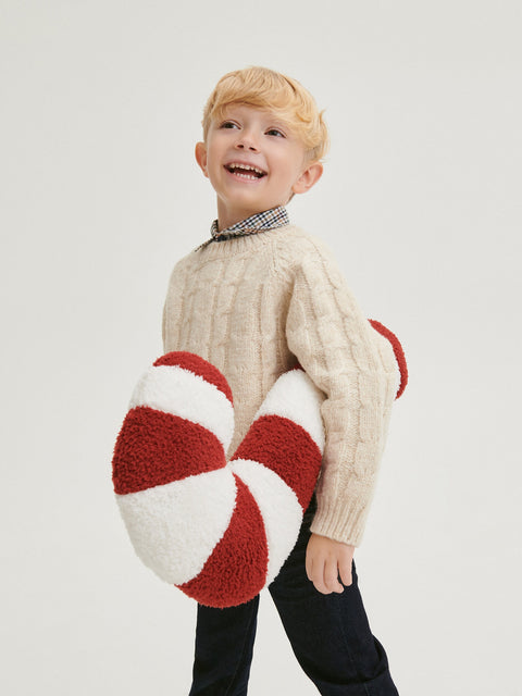 Reserved Baby Boy's Off White Structured Sweater | Reserved In Lebanon