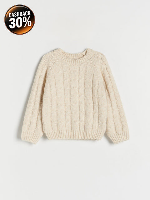 Reserved Baby Boy's Off White Structured Sweater | Reserved In Lebanon