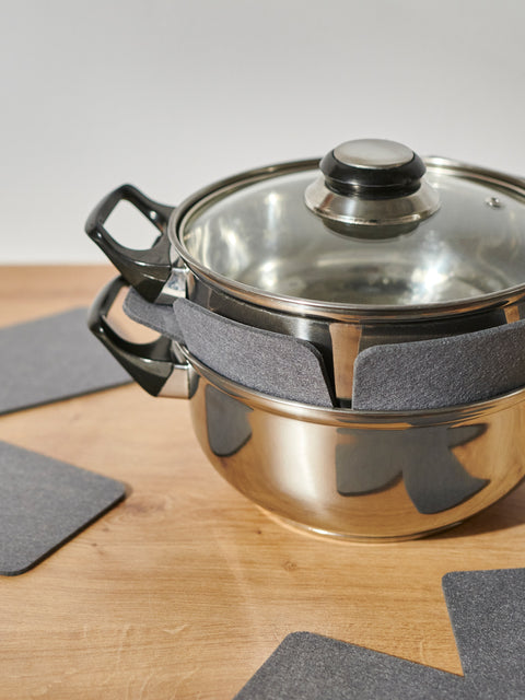 Sinsay Dark Grey Pan And Pot Protectors | Sinsay In Lebanon