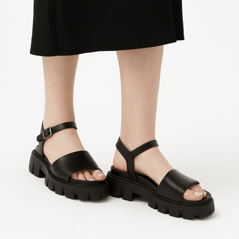 Steve Madden Women's Black Sintia Sandal | Steve Madden In Lebanon