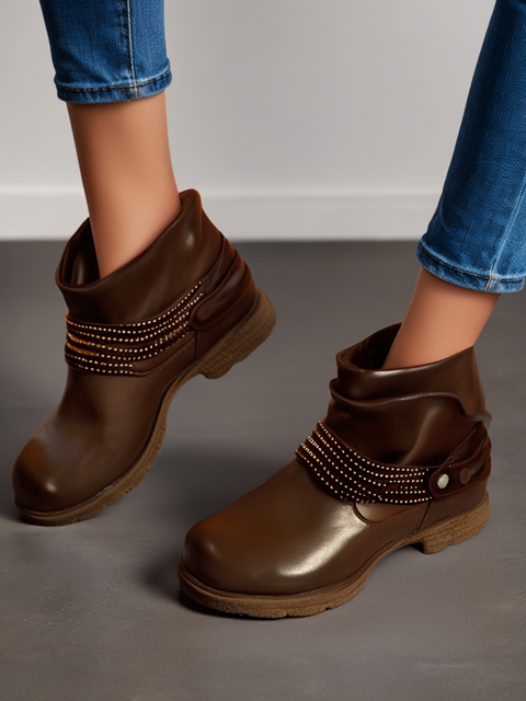 Gemo Girl Dark Brown Ankle Boot | Gemo In Lebanon
