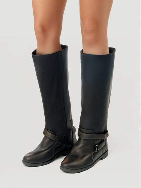 C & A The Shoes Women's Black High Boots|C & A The Shoes in Lebanon