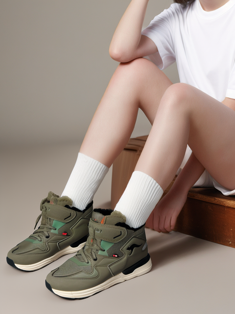 Kangaroos Girl's Khaki Ankled sneakers | Kangaroos in Lebanon