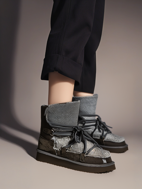 MTNG Kids Girl's Dark Grey Boots | MTNG Kids In Lebanon