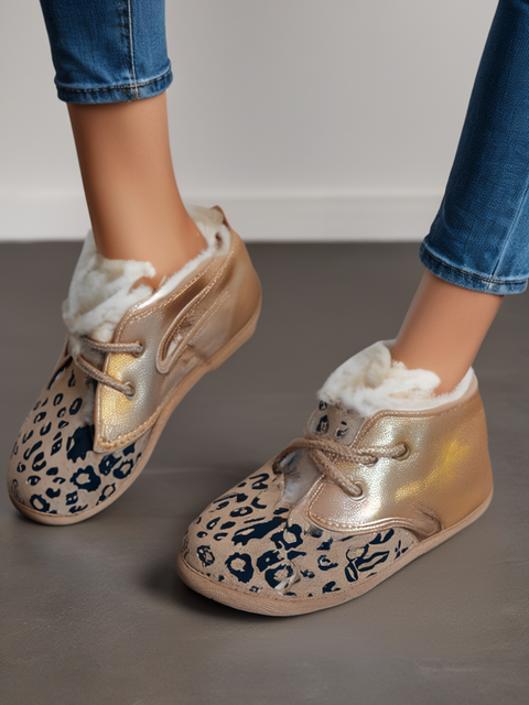 Gemo Baby Girl's Beige Leopard Ankled Boots | Gemo in Lebanon
