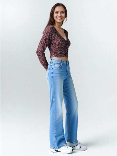 BCX Women's Multicolor Long-Sleeve Blouse |BCX In Lebanon