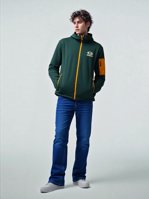 Dunbrook Men’s Dark Green Packers Long Sleeve Jacket |Dunbrook In Lebanon