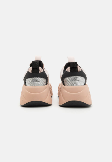 Steve Madden Women's Black & Blush Suede Bounce 1 Sneakers |Steve Madden In Lebanon