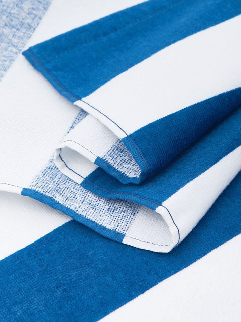 Sinsay White & Navy Striped Beach Towel 70 cm x 140 cm | Sinsay In Lebanon