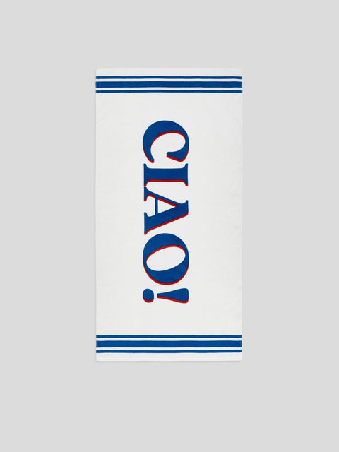 Sinsay White Printed Beach Towel 70 cm x 140 cm | Sinsay In Lebanon
