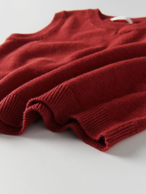 Reserved Baby Boy's Burgundy Sleeveless Sweatshirt |Reserved  In Lebanon
