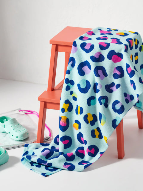 Sinsay Kids Mint Leopard Print Face Towel 70 cm x 140 cm | Sinsay in Lebanon