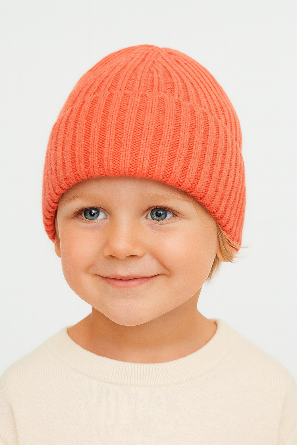 Reserved Boy's Orange Knit Beanie Hat | Reserved In Lebanon