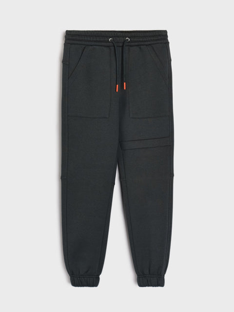Sinsay Boy's Dark Green Sweatpants With Elastic Waistband | Sinsay In Lebanon