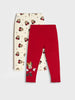 Sinsay Baby Girl's Red Minnie Printed Pack Of 2 Leggings | Sinsay In Lebanon