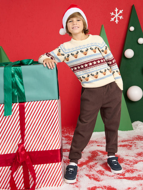 Sinsay Boy's Brown Wide Leg Sweatpant|Sinsay In Lebanon