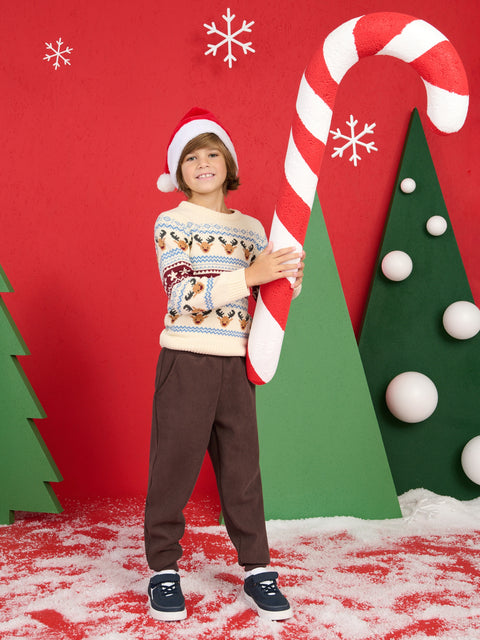 Sinsay Boy's Brown Wide Leg Sweatpant|Sinsay In Lebanon