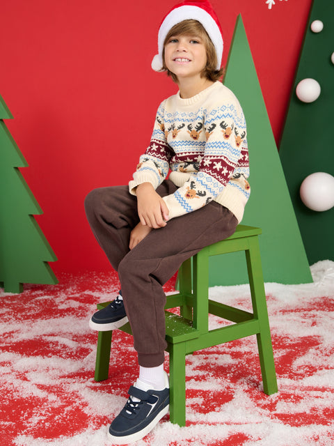 Sinsay Boy's Brown Wide Leg Sweatpant|Sinsay In Lebanon