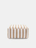 Sinsay Beige Striped Ottoman | Sinsay In Lebanon